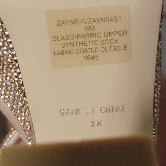 NEW Steve Madden Rose Gold Rhinestone Zayne Mules - Picture 5 of 7